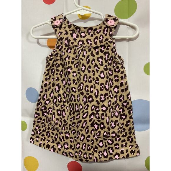Carter’s Baby Girl Leopard Jumper Dress 9 Months - Picture 11 of 12